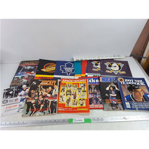 Assorted Hockey Magazines, Champions Book & Misc