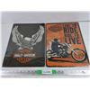 Image 1 : Harley Davidson Metal Wall Signs 16" x 12"