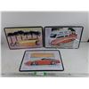 Image 1 : (3) Cooltinart Vintage Car Metal Signs 16" x 12"