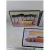 Image 2 : (3) Cooltinart Vintage Car Metal Signs 16" x 12"