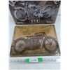 Image 3 : (2)  Motorcycle Wall Metal Signs 16" x 12"
