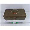 Image 1 : Vintage Park Metal Tool Box & Assorted Hardware