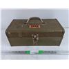 Image 2 : Vintage Park Metal Tool Box & Assorted Hardware