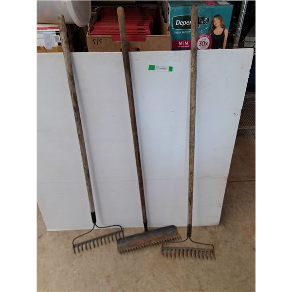 **(3) Rakes - Cannot Ship
