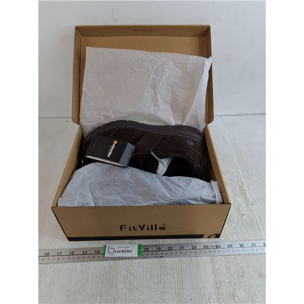 Fitville Casual Air Cushion V2 Copper Brown Mens Size 10.5