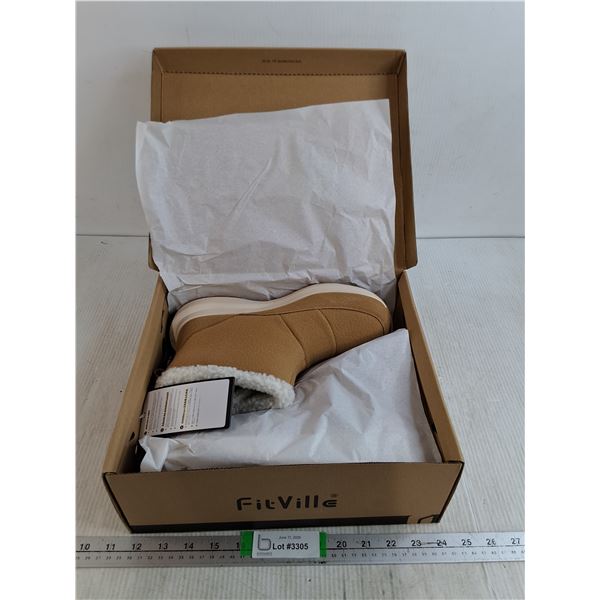 Fitville Cinnamon CozyCore Winter Boots V17 Women Size 8.5