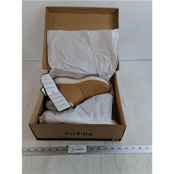 Fitville Cinnamon CozyCore Winter Boots V17 Women Size 8