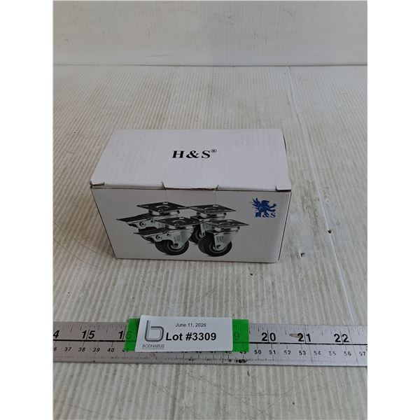 H&S Castor Wheels 50mm Appear NIB
