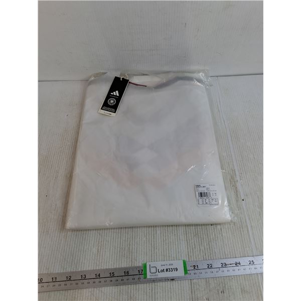 White Jersey Adidas Size 2XL Appears New