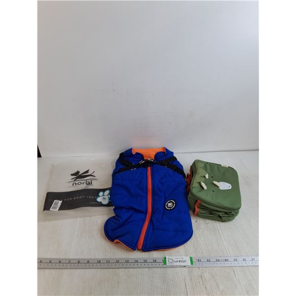 Norbi  Fog Vest Size XL, Uninni Kids Lunch Kit Dinosaur Themed Both Appear New