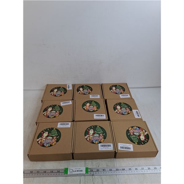 (9) Boxes Of 6" Christmas Tree Star Appear NIB