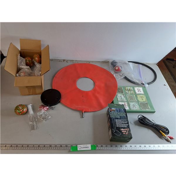 Survival Shovel, Propane Regulator, Invalid Ring, Misc.
