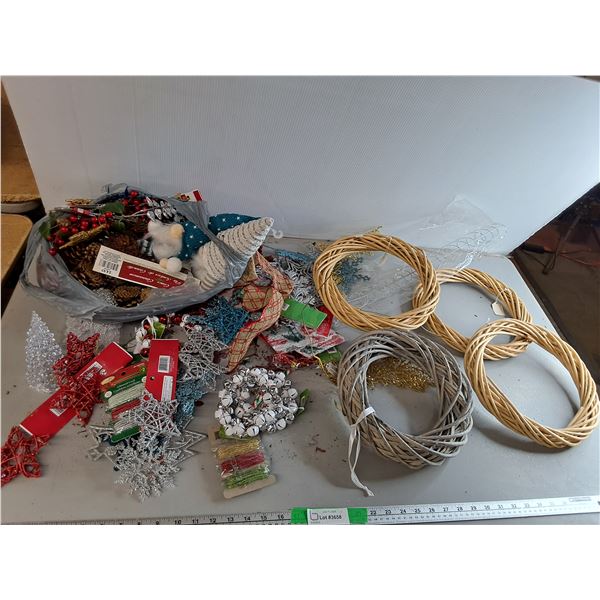 Christmas Ornaments & Wooden Wreaths