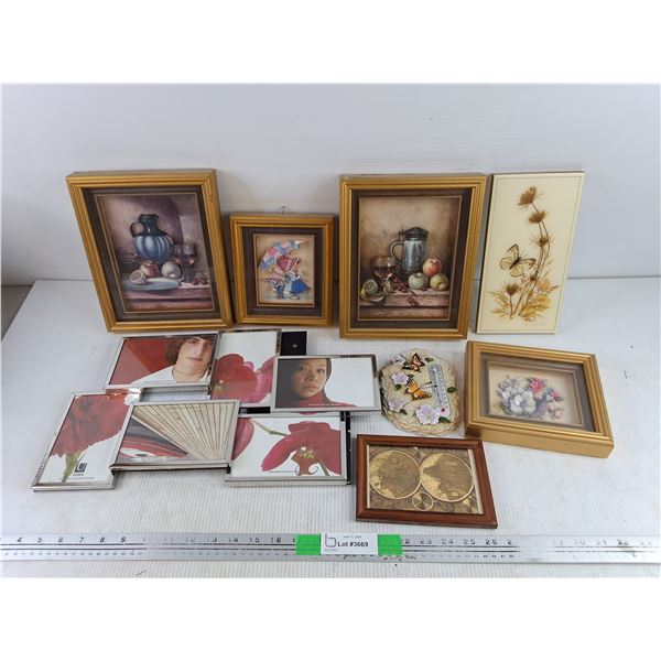 Framed 3D Wall Art, Picture Frames, Wall Thermometer & Wall Plaque