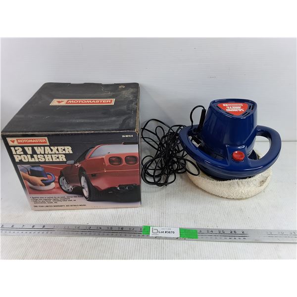 Motomaster 12V Waxer Polisher - As Is
