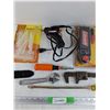 Image 3 : Glue Sticks & Glue Gun, Wire Crimping Tool, Pipe Wrench, Screwdriver, Coleman Portable Power Source,
