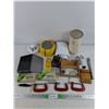 Image 1 : Drill Bits, Chisel, C Clamps, Adhesive Clay, Pocket Knife, Rope, Misc