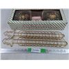 Image 4 : Christmas Card Holders & (2) Candle Ring Set w/ 2 Candles