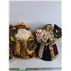 Image 3 : (3) Santa Claus Figures 17"
