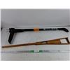 Image 1 : Fiskars Stand Up Weeder & Wooden Crutch, Cannot Ship