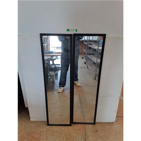 *(2) Framed Mirrors 49" x 13", PICKUP ONLY