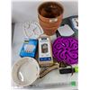 Image 2 : Planters, Water Pump, Weiser Smart Lock, Electric Lantern, Thomas Harris Book, Misc