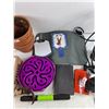Image 7 : Planters, Water Pump, Weiser Smart Lock, Electric Lantern, Thomas Harris Book, Misc