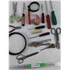 Image 4 : Assorted Screwdrivers, Tin Shears, Vise Grips, Strap Wrench, Misc