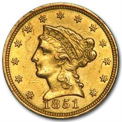 A $ 2.5 Dollar Gold US Minted Coin
