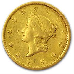 19th Century $ 1 Gold Liberty Head Coin-
