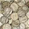 Image 1 : Lot  of 100 Mercury Dimes-