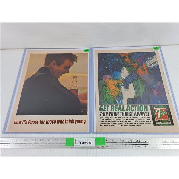 Assorted  Vintage Advertisements