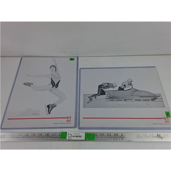 Vintage 1988 Olympic Winter Games Advertisements