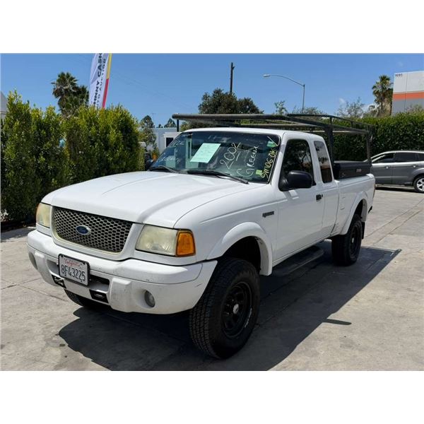 FORD RANGER 2002 WAIT/TITLE- SMOG