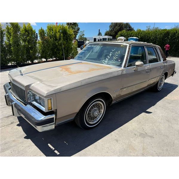 BUIC REGAL 1983 T-DONATION