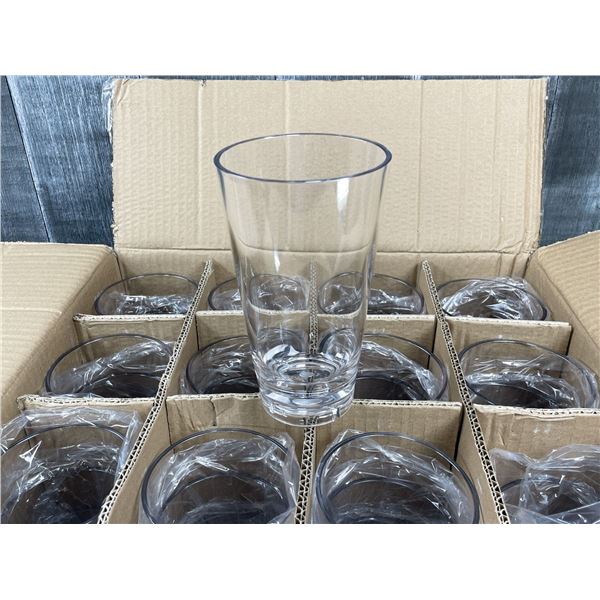 19.75oz Outdoor Perfect Clear Cooler Glasses, Arcoroc E6139 - Lot of 36