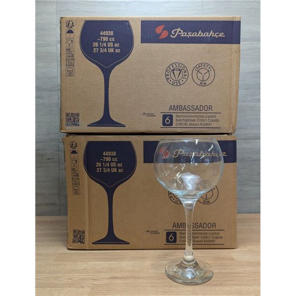 Maldive Balloon Wine Glasses XL 26.7oz/790ml, Browne PG44938 - Lot of 12