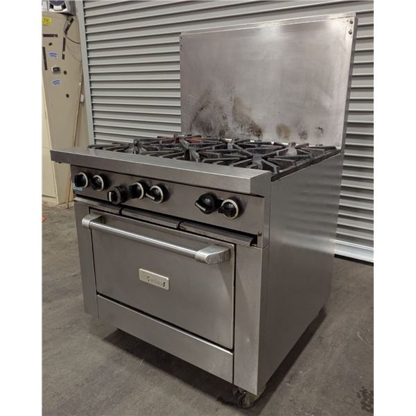 Garland G36-6R 36" Six Burner With Standard Oven
