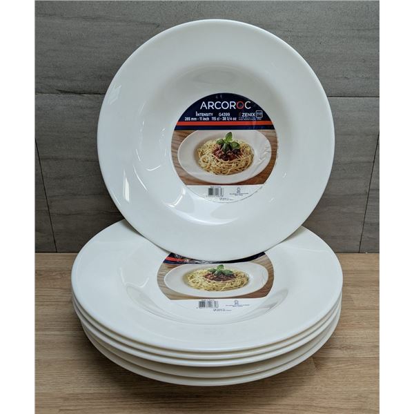 11" Zenix Intensity 18.5oz Pasta Bowls, Arcoroc G4399 - Lot of 6