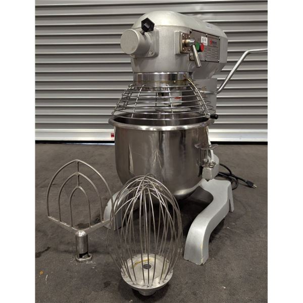 Omcan SP200A 20qt Mixer With Wire Whip, Hook & Beater