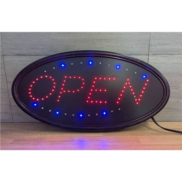 Open Neon Sign