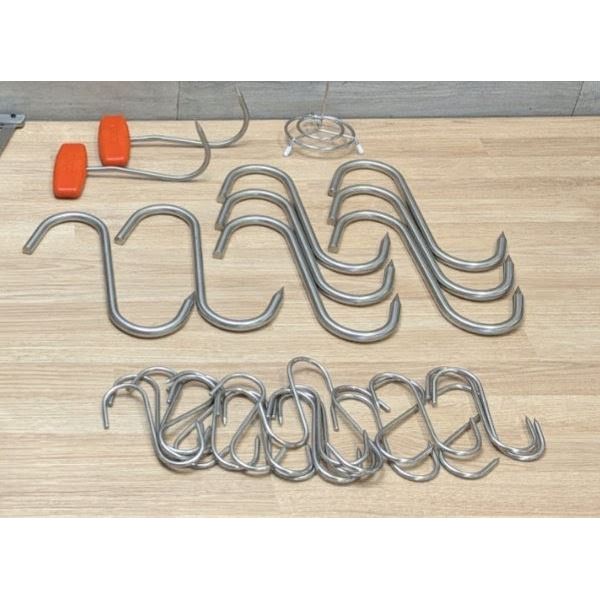 Various Sizes of Meat Hooks - Lot of 30pcs
