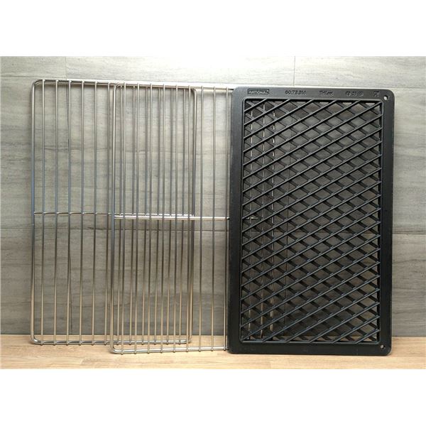 Rational 60.73.314 Stripe Grill Grate & Oven Racks - Lot of 3pcs