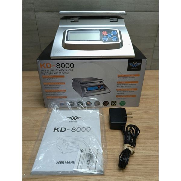 MyWeigh KD-8000 8kg x 1g Capacity Kitchen Scale