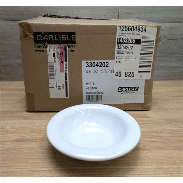 4-1/2oz Melamine Rimmed Fruit Bowls - Lot of 48 (1 Case)