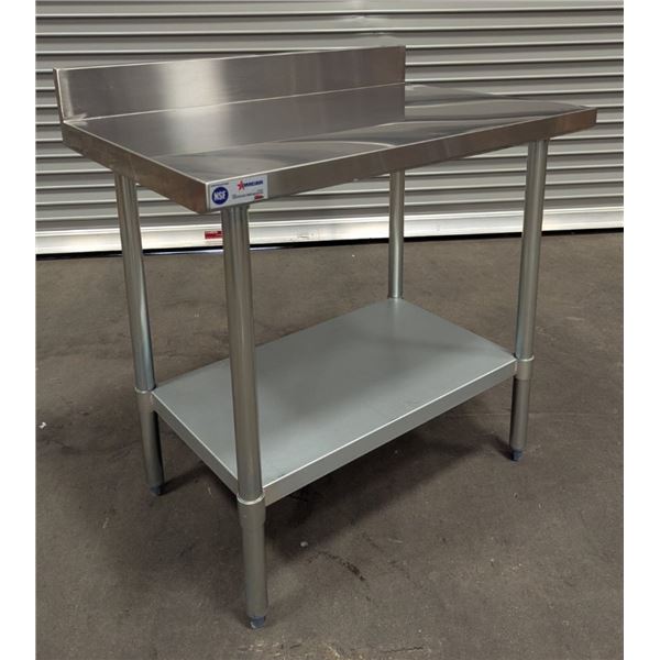36" x 24" Stainless Steel Work Table, Omcan 22065