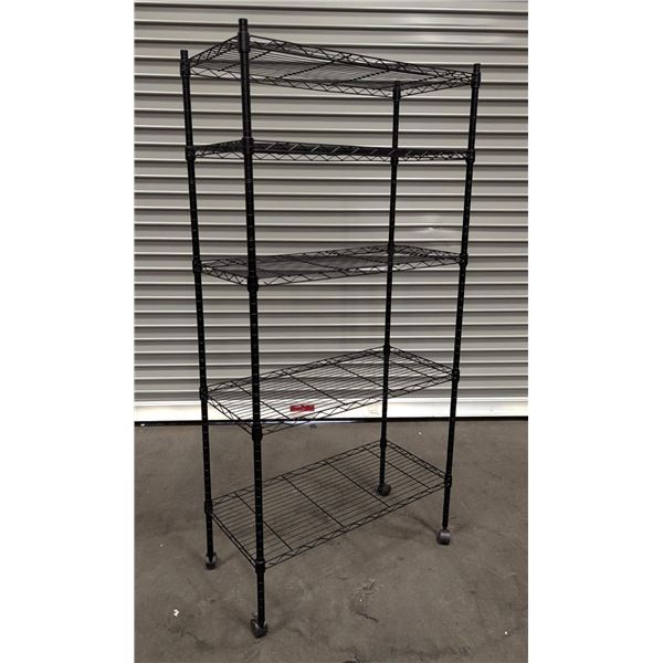30" x 14" Lightweight Wire Shelving Unit On Wheels