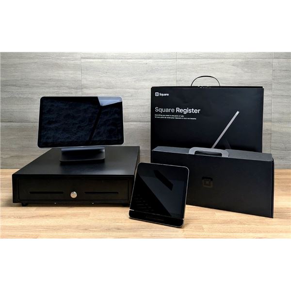 Square Touchscreen POS register With Star Cash Drawer