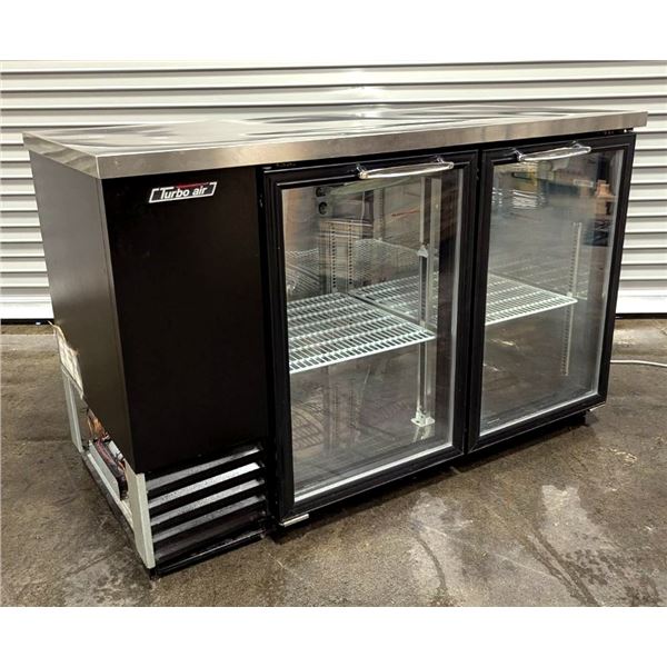 Turbo Air TBB-2SG 59" Double Glass Door Back Bar Cooler