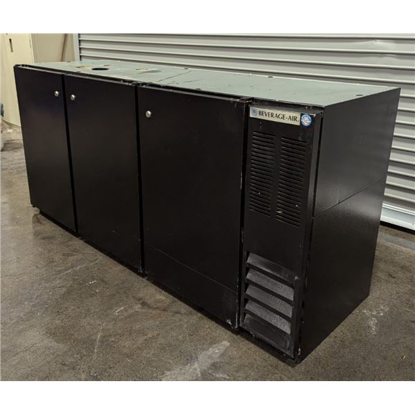 Beverage Air BB72Y-1-B 72" Three Door Back Bar Cooler